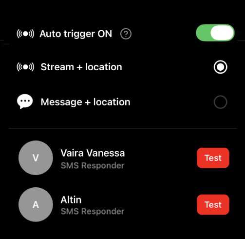 Alerts reach contacts instantly